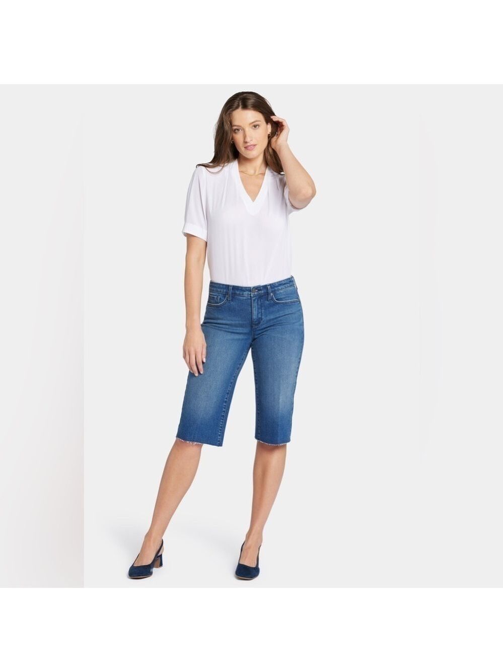 NYDJ Kristie '80s Bermuda Denim Shorts